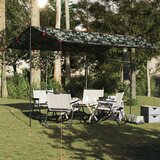 vidaXL Cerada za kampiranje maskirna 406x306 cm vodootporna | shoptok.hr