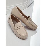Resti Beige Kallista Women's Loafers - Premium Suede Ecological Leather | ePonuda.com