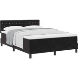  Krevet s opruga kutije s madracem Crna 140 x 190 cm Baršun | shoptok.hr