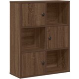 Maison Chic Knjižna omara - Knjižni regal rjavi hrast 60x24x76,5 cm inženirski les, (21725883) Cene