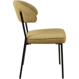 Hom`in stol, les, kovina, tekstil rumena | Shoptok.si