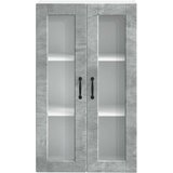  Zidni stakleni ormarić Betonski sivi 60 x 31 x 100 cm | shoptok.hr