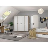 Modern Living Omara S Klasičnimi Vrati Voyager, Barva Hrasta, Bela | Shoptok.si