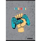 STREET Zvezek Gaming A5 črte z robom | Shoptok.si