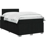  Boxspring krevet s madracem Crna 120 x 190 cm Tkanina | shoptok.hr