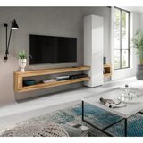 MID.YOU Dnevni Regal Samba, Bela, Barva Hrasta | Shoptok.si
