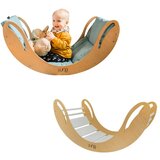Monkey Gym Lesena gugalnica Smile bela, (5000077030) | Shoptok.si