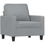  The Living Store Fotelj svetlo siv 60 cm blago - Fotelj, (21444736) | Shoptok.si