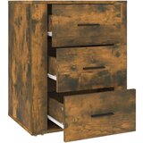  Nočna omarica dimljeni hrast 50x36x60 cm inženirski les, (20731077) | Shoptok.si