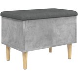  The Living Store Klop za shranjevanje betonska siva 62x42x46 cm inženirski les - Klop Za Shranjevanje, (21448412) | Shoptok.si