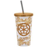 Čaša TO GO GUESS 500ML INOKS PEONY BAROK BIJELA | Eponuda.ba