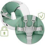  Visoka hranilica i ležaljka za bebe NUKIDO zelena – stolica sa stolićem 2u1 | shoptok.hr