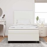  LED Box Spring Krevet s uzglavljem Krema i bijela 120 x 200 cm | shoptok.hr