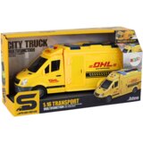  Delivery Car 1:16 Friction Drive Opening Doors Lights Yellow Sounds | Shoptok.si