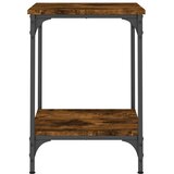  Stolić za kavu boja hrasta 40 x 40 x 55 cm konstruirano drvo | Eponuda.com