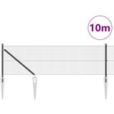 vidaXL varjena žičnata ograja z 7 spike posti Siva 0.8x10 m Jeklo | Shoptok.si