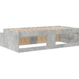  Krevetna konstrukcija s ladicama Betonski sivi 90 x 200 cm | shoptok.hr