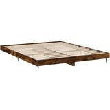  Kreveta boja hrasta 120x200 cm od konstruiranog drva | shoptok.hr