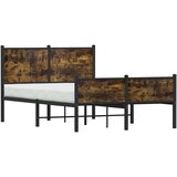  Metalni okvir kreveta bez madraca boja hrasta 120x200 cm | shoptok.hr