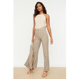 Trendyol Beige High Waist Trousers | shoptok.hr