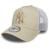New Era Kape s šiltom NEW YORK YANKEES MLB LEAGUE ESSENTIAL 9FORTY TRUCKER E-FRAME Bež u