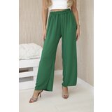 Kesi Włoski Wide-leg trousers dark green | shoptok.hr