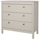 Tvilum Sivo-bež komoda 82x80x38 cm Madrid – | Shoptok.si