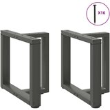  Noge stolića za kavu T-oblika 2 kom antracit 50x25x(42-43) cm | shoptok.hr