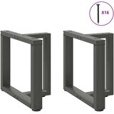  Noge za klubsko mizico v obliki črke T 2 kosa antracit 50x25x(42-43) cm jeklo, (22123945) | Shoptok.si