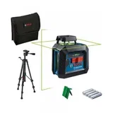 gll 2-20 g samonivelišući linijski laser 360° + tašna + stativ - zeleni zrak, 0601065001