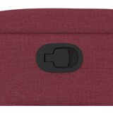  Naslanjač vinsko rdeče blago | Shoptok.si