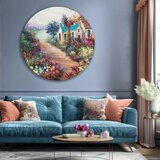  Okrogla poslikana slika babičine hiše | different dimensions | Shoptok.si