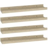  Zidne police 4 kom boja hrasta sonome 40 x 9 x 3 cm | shoptok.hr