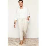 Trendyol Men's White Regular Fit Large Collar 100% Cotton Shirt Cene