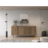 Marckeric Komoda v hrastovem dekorju v naravni barvi 180x80x40 cm Salma – | Shoptok.si