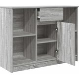  Komoda s ladicom siva sonoma 101x35x76 cm konstruirano drvo | shoptok.hr