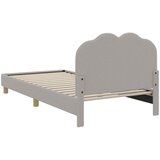  Krevet za djecu s uzglavljem Svjetlosiva 90 x 190 cm Bouclé | shoptok.hr
