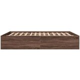 vidaXL Okvir za krevet smeđi hrast 150 x 200 cm konstruirano drvo | shoptok.hr