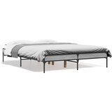 Maison Chic Posteljni okvir - Dvoposteljna postelja - Zakonska postelja siva sonoma 135x190 cm inženirski les in kovina-J15187, (21760921) Cene