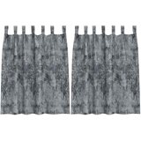  Baršunaste zavjese 2 kom. Srebrno Siva 140 x 140 cm Baršun | shoptok.hr