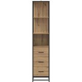 vidaXL Kupaonski ormar s ladicama hrast artisan 35 x 37.5 x 166 cm | shoptok.hr