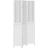 Maison Chic Paravan - Sobne pregrade 3-delni bel trden les pavlovnije, (22111793) | Shoptok.si