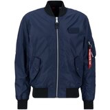 Alpha Industries Prijelazna jakna mornarsko plava / crna | shoptok.hr