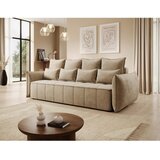 ELTAP Svjetlo smeđa baršunasti sklopiva/s prostorom za odlaganje sofa 242 cm Weltton – | shoptok.hr