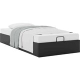 vidaXL Otomanski posteljni okvir brez vzmetnice črn 90x200 cm | Shoptok.si