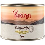 Purizon Organic 6 x 200 g - Piščanec in gos z bučo | shoptok.hr