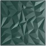  Zidne panele 12 pcs Ametist zelena 50 x 50 cm XPS pjena | shoptok.hr