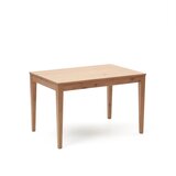 Kave Home Raztegljiva jedilna miza z dodatno ploščo v hrastovem dekorju 80x120 cm Yain – | Shoptok.si