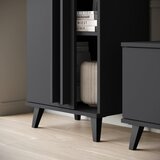 XXXL Dnevni Regal Helsinki 1, Črna, 4-Delno | Shoptok.si