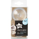 Tommee Tippee cucla,silikon,srednji protok, 3m+ 2/1 ( 71117027 ) | Eponuda.com